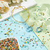 5400pcs 12 Colors Plated Glass Bugle Beads SEED-PH0002-32-3