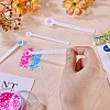30Pcs 3 Styles Plastic Spoons AJEW-TA0001-89-6