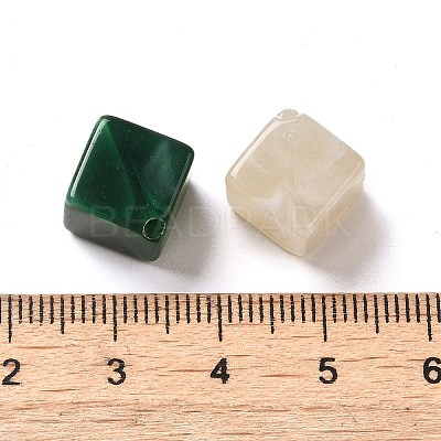Opaque Acrylic Beads OACR-Z015-05-1