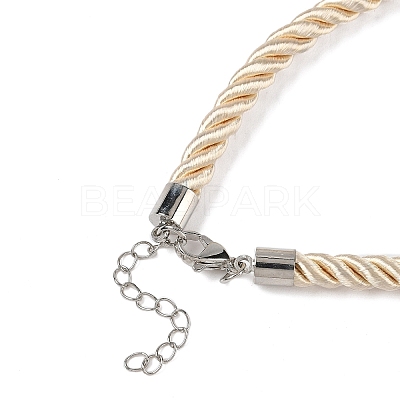5MM Nylon Twisted Cord Necklace Making FIND-G096-01P-26-1