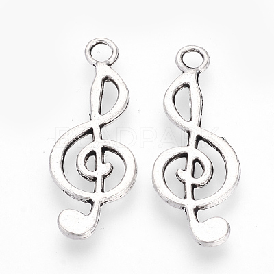 Tibetan Style Alloy Pendants X-TIBE-S309-83AS-RS-1