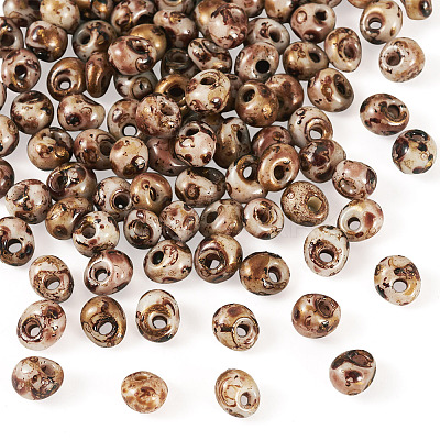 Picasso Glass Seed Beads SEED-TADJ0001-05C-1