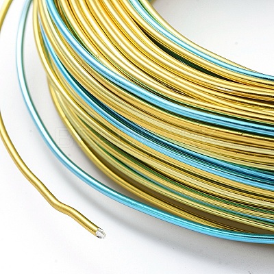 3 Segment Colors Round Aluminum Craft Wire AW-E002-1.5mm-21-1