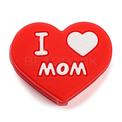 Father's Day Silicone Focal Beads FIND-PW0005-12E-1