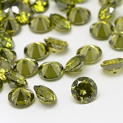 Cubic Zirconia Cabochons ZIRC-M002-3mm-006-1