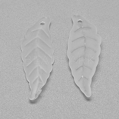 Transparent Acrylic Pendants FACR-S023-SB518-1