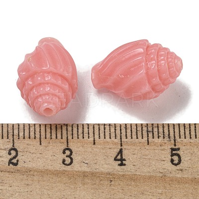 Synthetic Coral Carved Beads Strands CORA-I023-07G-1
