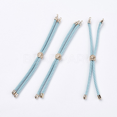 Nylon Twisted Cord Bracelet Making X-MAK-F018-09G-RS-1