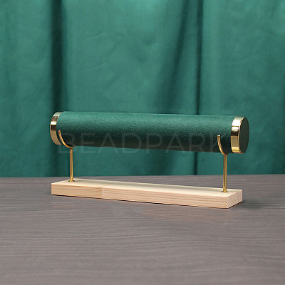 Velvet T Bar Bracelet Holder Stand BDIS-F004-02C-1