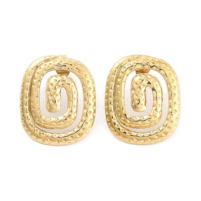 316 Surgical Stainless Steel Stud Earrings for Women LS-STAS-M062-02G-B-1