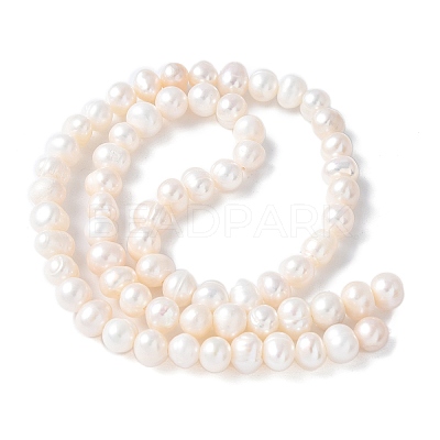 Natural Cultured Freshwater Pearl Beads Strands PEAR-I007-07O-10C-1