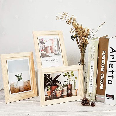 Wooden Painting Frames TOOL-WH0118-18-1