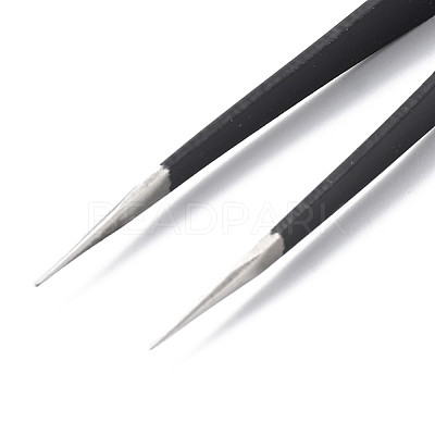 Spray Painted 201 Stainless Steel Beading Tweezers TOOL-G021-04-1