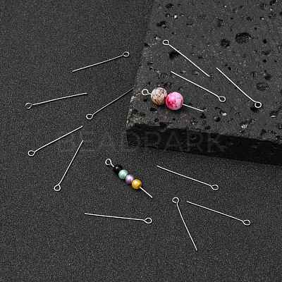 Tarnish Resistant 304 Stainless Steel Eye Pin STAS-E013-0.6x30mm-1