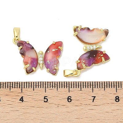 Rack Plating Brass Pendants KK-U011-01G-E-1