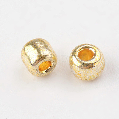 Electroplate 12/0 Glass Seed Beads X-SEED-Q003-01-1