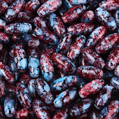 Baking Paint Glass Seed Beads SEED-N008-06G-1