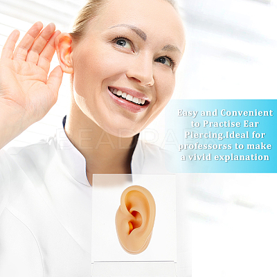 Soft Silicone Left Ear Displays Mould EDIS-WH0021-14B-1