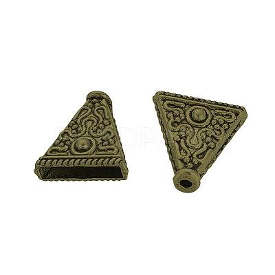 Tibetan Style Alloy Bead Cones TIBE-R310-28AB-NR-1