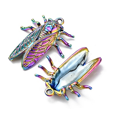 Plated Alloy Pendants FIND-YW0001-65-1