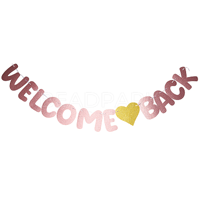 Paper Welcome Back Matter Banner DIY-WH20001-89C-1