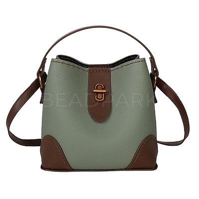 DIY PU Leather Crossbody Bucket Bag Making Kits FB-CBA9065-03-1
