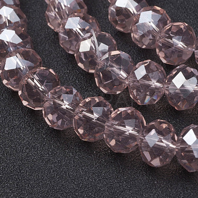 Glass Beads Strands GR10MMY-39L-1