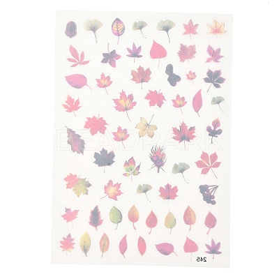 Waterproof Plastic Self Adhesive Stickers DIY-F064-13H-1
