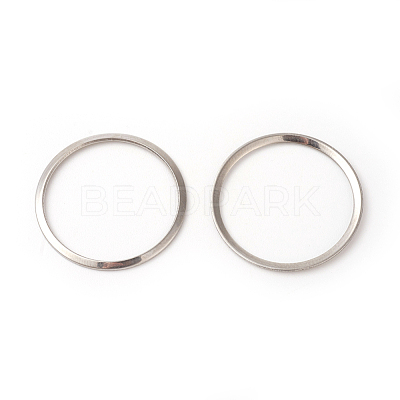 Tarnish Resistant 201 Stainless Steel Linking Rings STAS-F192-001P-01-1