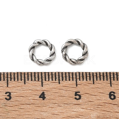Brass European Beads KK-CBADC51-01AS-1