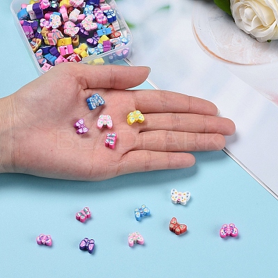 Handmade Polymer Clay Beads CLAY-CJ0001-17-1