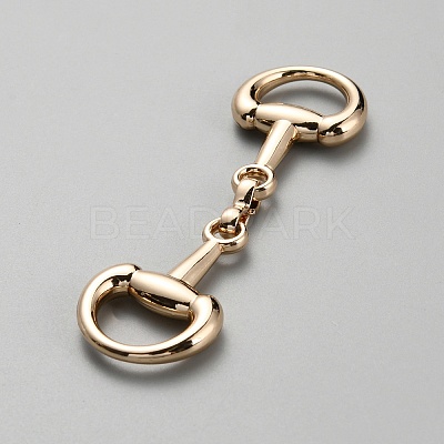 Alloy D Ring Snaffle Bit Buckles X-FIND-WH0152-347B-KCG-1