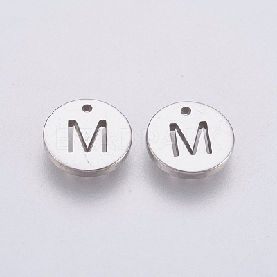 Non-Tarnish 304 Stainless Steel Charms STAS-P212-15P-08-1