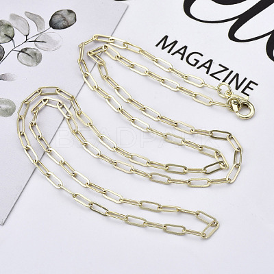 Brass Paperclip Chains MAK-S072-10A-14KC-1