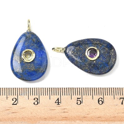 Natural Gemstone Pendants G-H318-04G-1