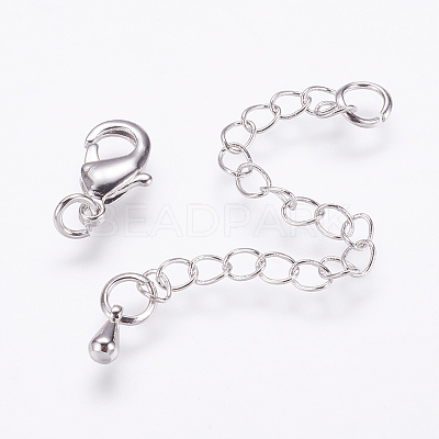 Long-Lasting Plated Brass Chain Extender LS-X-KK-F711-09P-1