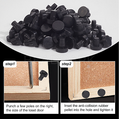 90Pcs 3 Styles PVC Plastic Non-slip Furniture Pads FIND-GF0007-84A-1