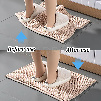 AHADEMAKER 20Pcs 2 Style PU Self Adhesive Non Slip Carpet Stickers FIND-GA0005-66-1