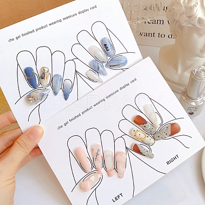 Paper Manicure Display Cards LS-DIY-B062-01A-1