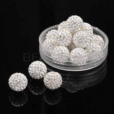 Pave Disco Ball Beads RB-Q195-12mm-001-1