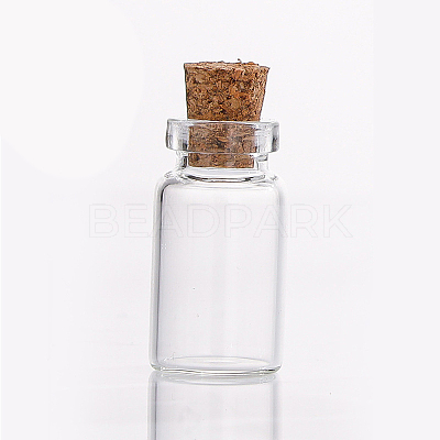 Mini High Borosilicate Glass Bottle Bead Containers BOTT-PW0001-263B-1