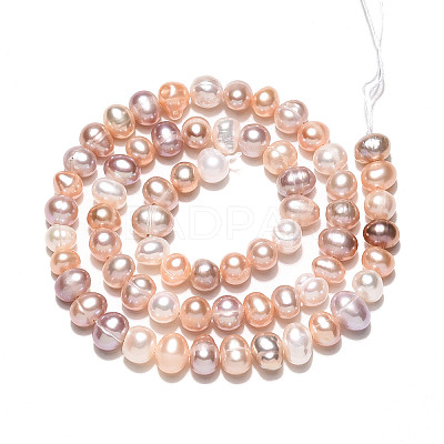 Natural Cultured Freshwater Pearl Beads Strands PEAR-N013-05C-03-1