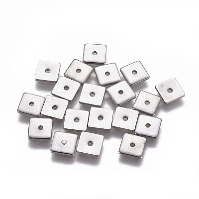 Non-Tarnish 304 Stainless Steel Spacer Beads STAS-G200-03A-P-1