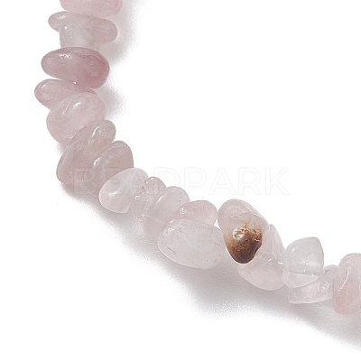 Natural Gemstone Beads Anklets AJEW-AN00583-07-1