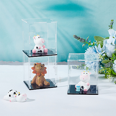 Trasparent Acrylic Toys Action Figures Display Boxs ODIS-WH0038-07A-1