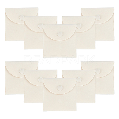 Square Velvet Jewelry Package Bags ABAG-WH0035-055C-03-1