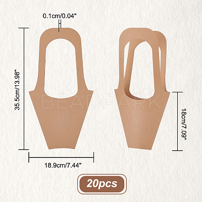 Portable Kraft Paper Gift Bags ABAG-PH0001-28-1