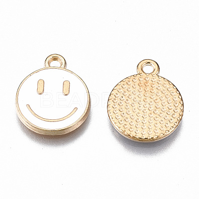 Alloy Enamel Charms X-ENAM-S121-165G-RS-1