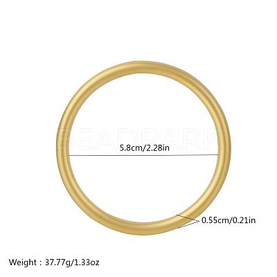Simple Stainless Steel Plain Bangles for Women SL2328-1