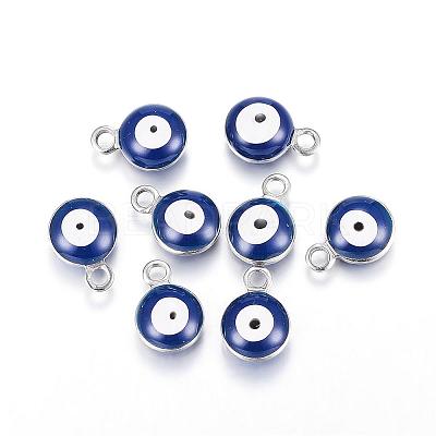 304 Stainless Steel Enamel Charms STAS-G122-24F-1
